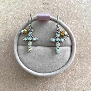 Brighton French wire Cross Earrings, retired!  NWOT!